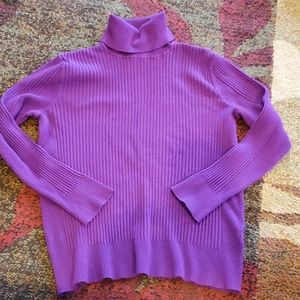 Women's large petite turtleneck sweater